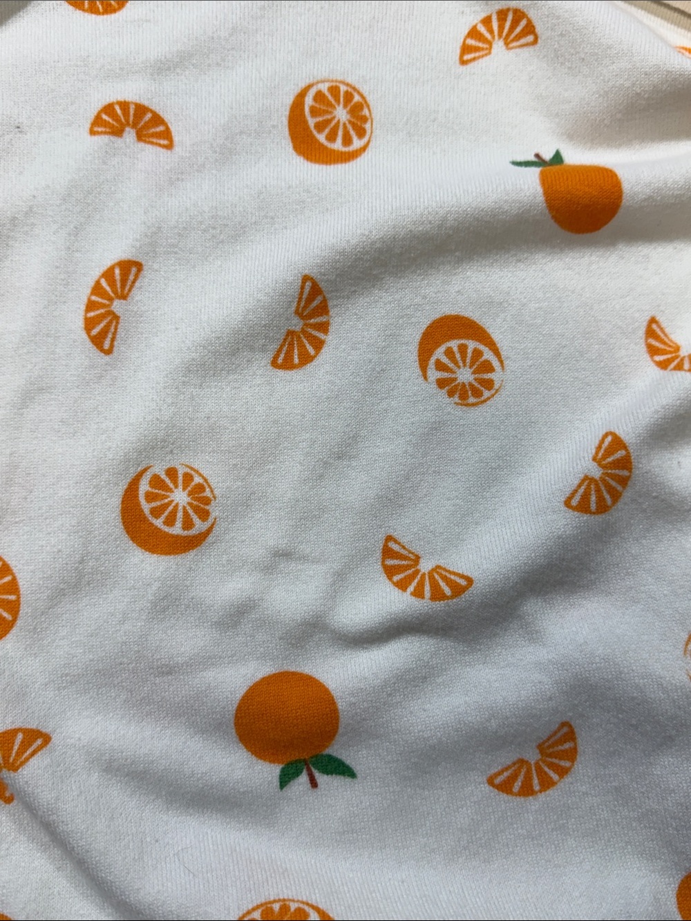 CeCe Orange Print Top - Picture 3 of 5